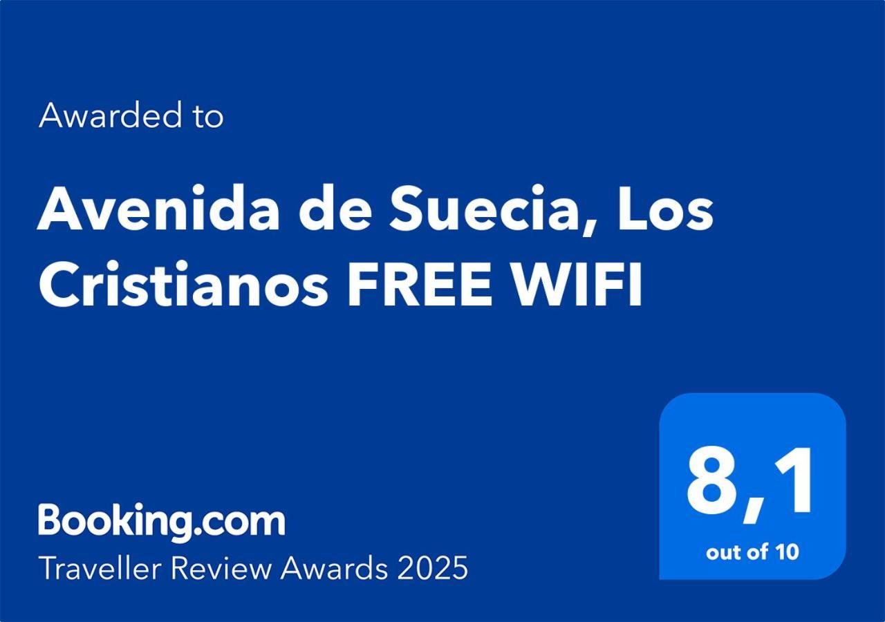 Avenida De Suecia, Los Cristianos Free Wifi Arona  Bagian luar foto